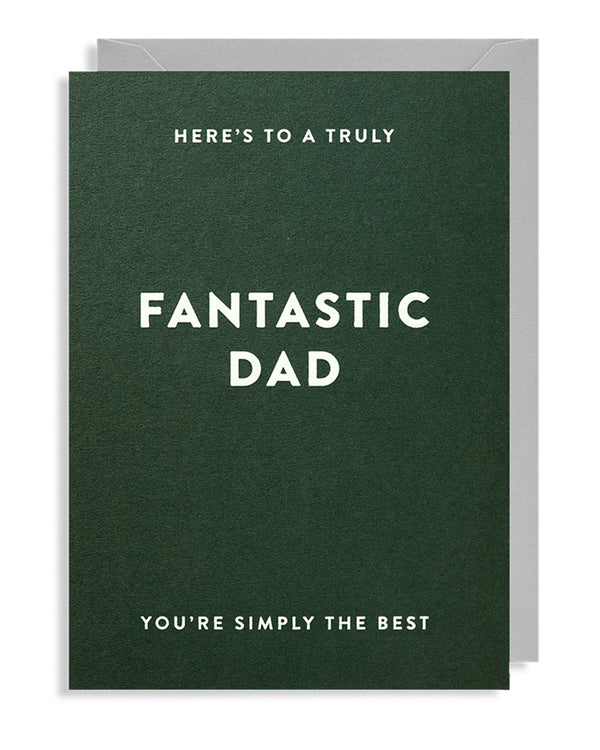 Grußkarte, Vater, "Fantastic Dad"