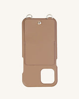 i-Phone Leder HANDYHÜLLE, LOU,  CAMEL