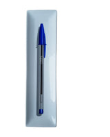 Porzellan Stiftablage -Bic Christal "blue" L