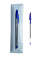 Porzellan Stiftablage -Bic Christal "blue" L
