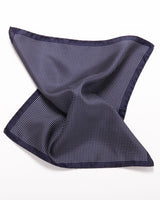 Einstecktuch aus Seidentwill, dunkelblau, Vater & Sohn, cookies limited