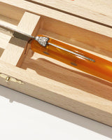 Orangenmesser, Buchenholz-Schatulle