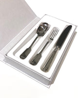 Besteck-Set, Alt-Faden, 925 Sterling Silber