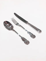 Besteck-Set, Alt-Faden, 925 Sterling Silber