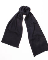 Schal aus Zegna Baruffa Garn, unisex, uni navy
