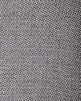 Schal aus italienischem Woll-Flauschgarn, Windmühlen-Jacquard, unisex, navy