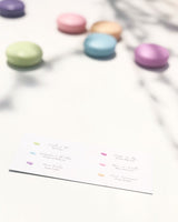 Macaron Seifen in edler 6er Cartonage, türkis