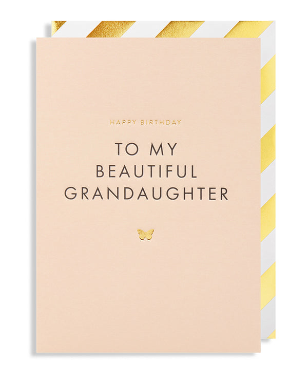 Grußkarte Geburtstag, Mädchen,To my beautiful Grandaughter