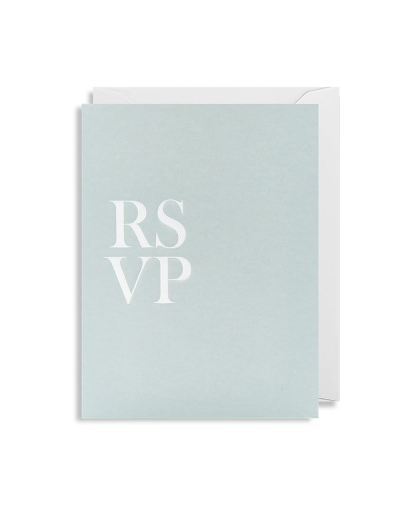 RSVP Einladungskarte, grün