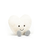 Cuddly heart, white, Jellycat
