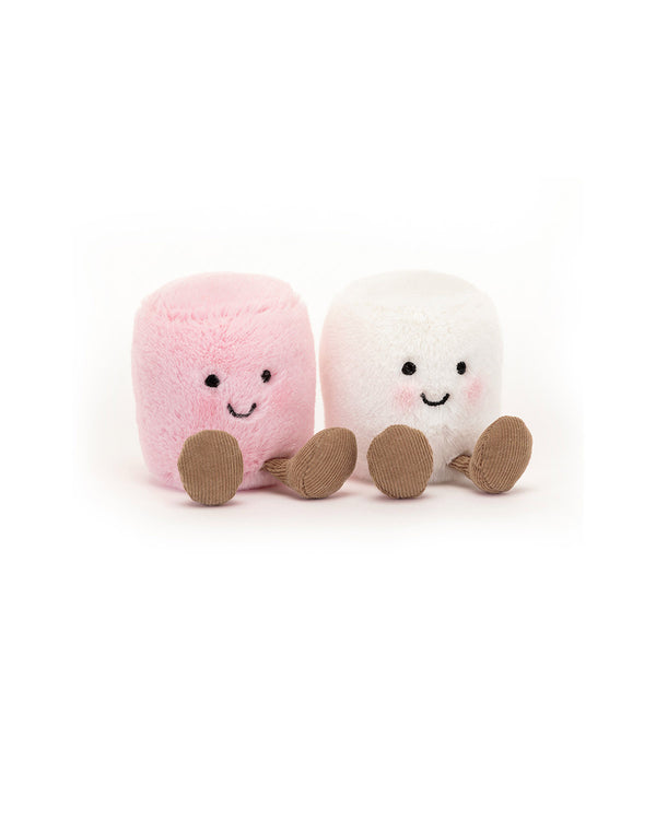 Cuddly marshmallows, pink, white, Jellycat