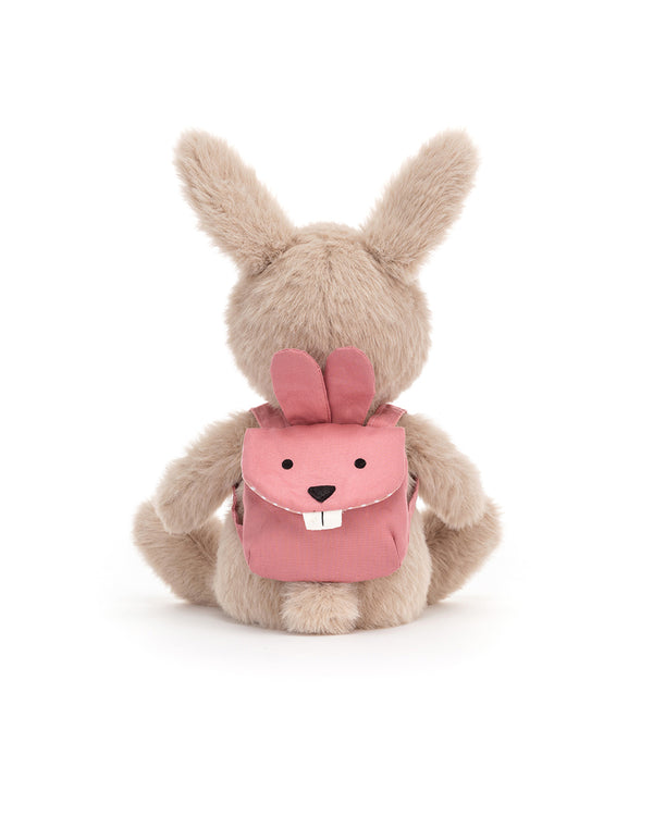 Cuddly bunny with backpack, Jellycat