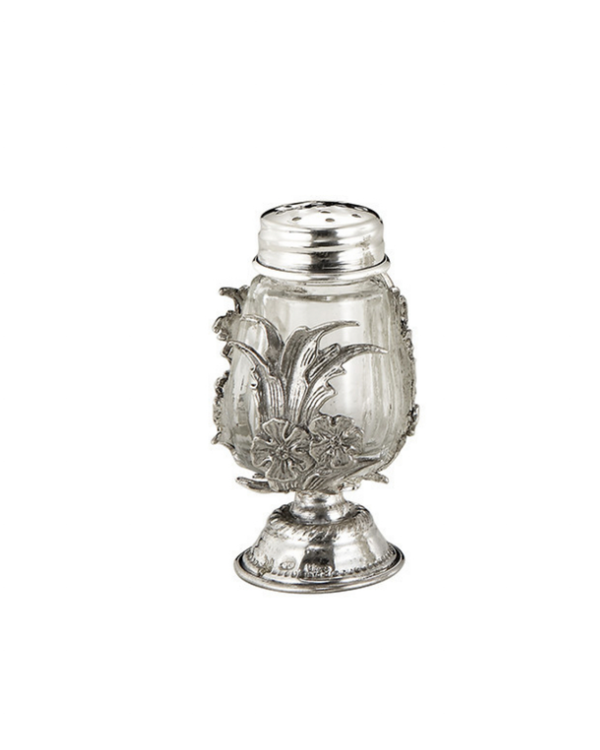 Salt and Pepper Holder & Shaker, Sterling Silber "Firenze", Zaramella