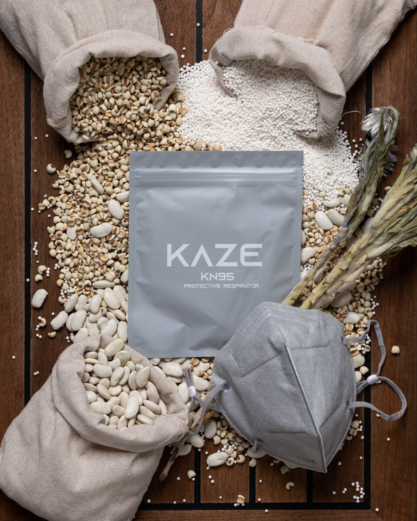 KAZE - zertifizierte FFP2 Maske - dove grey