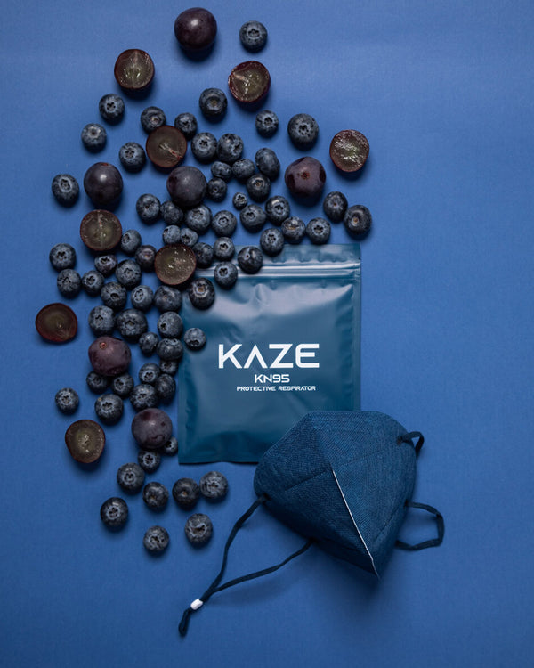 KAZE - certified FFP2 mask - royal blue