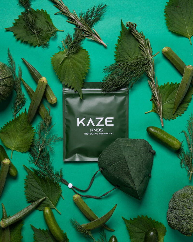 KAZE - zertifizierte FFP2 Maske - Forest Pine