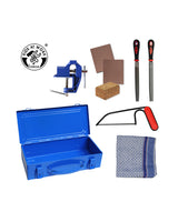 Tool box 8 pieces, blue