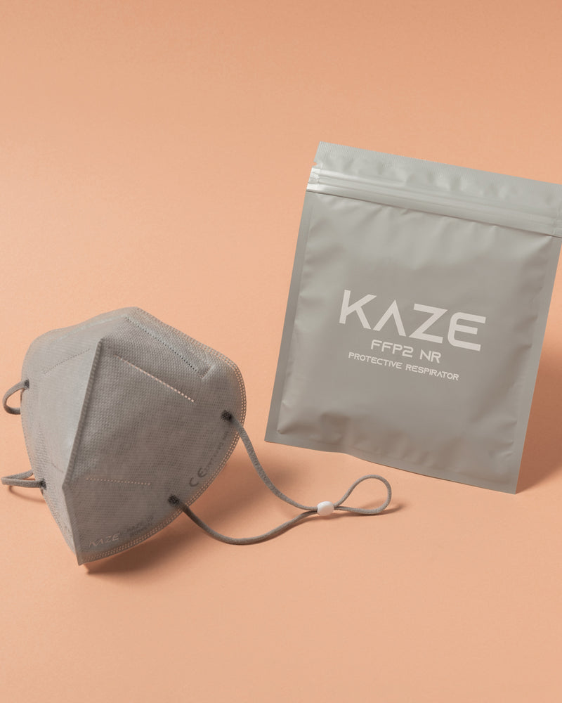 KAZE - certified FFP2 mask - dove gray 