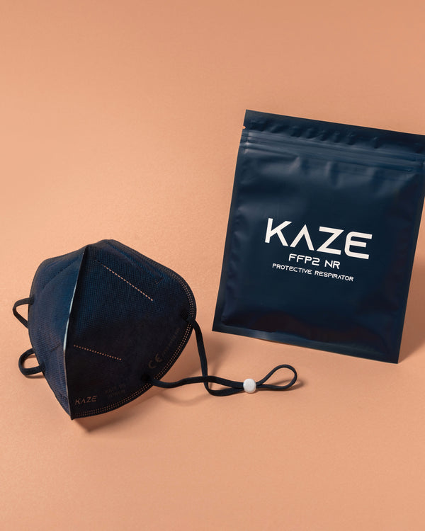 KAZE - zertifizierte FFP2 Maske - royal blue