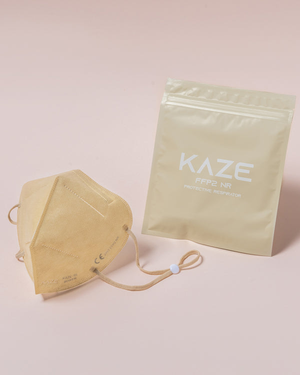 KAZE - zertifizierte FFP2 Maske - sandy beige