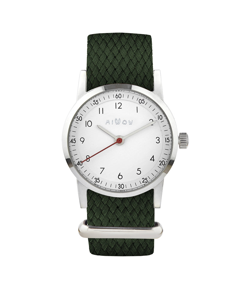 My first Watch, Farbe dunkelgrün Edelstahl