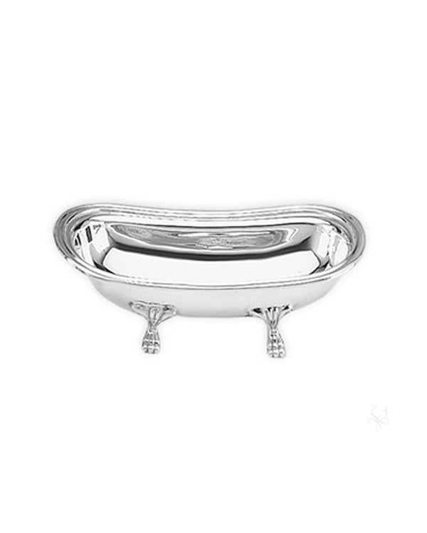 Salt bowl with feet, 925 sterling silver